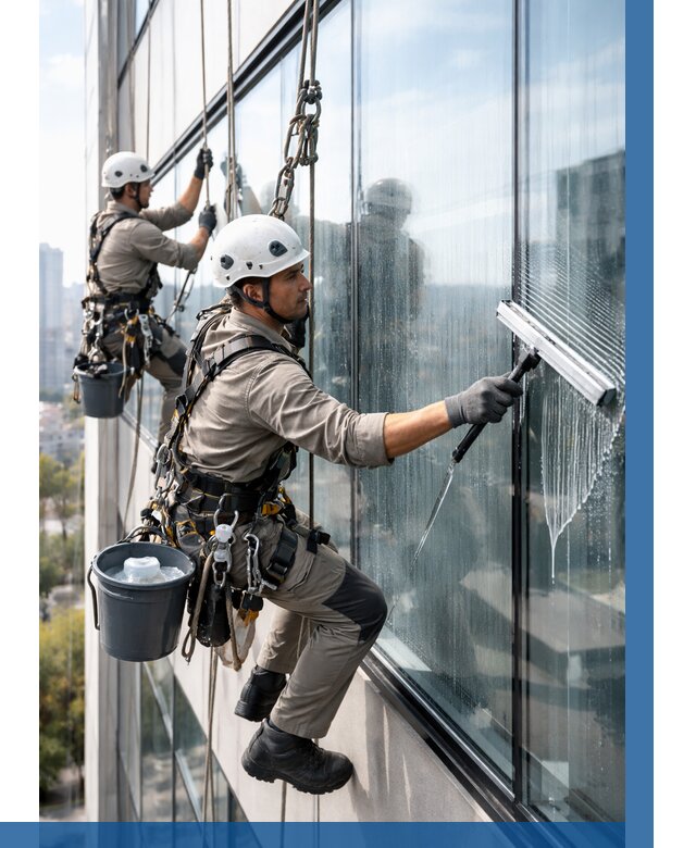 Мойка окон альпинистами в Арзамасе от 4887 р. | ВЫСОТНИК-Рзм