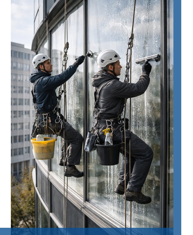 Мойка панорамных окон в Арзамасе от 380 р. заказать у ВЫСОТНИК-Рзм