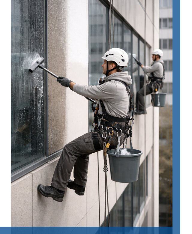 Мойка фасадов зданий в Арзамасе под ключ от 380 р. | ВЫСОТНИК-Рзм