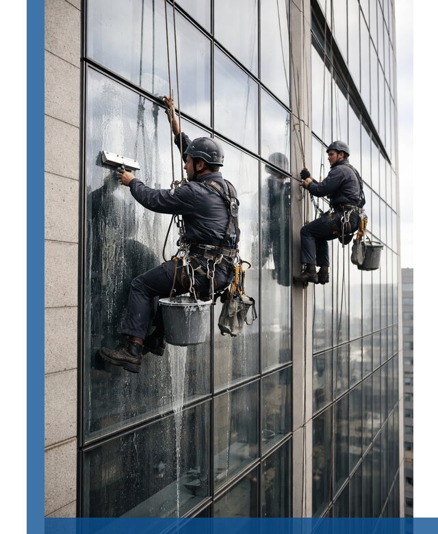 Профессиональная мойка стеклянных фасадов зданий в Арзамасе