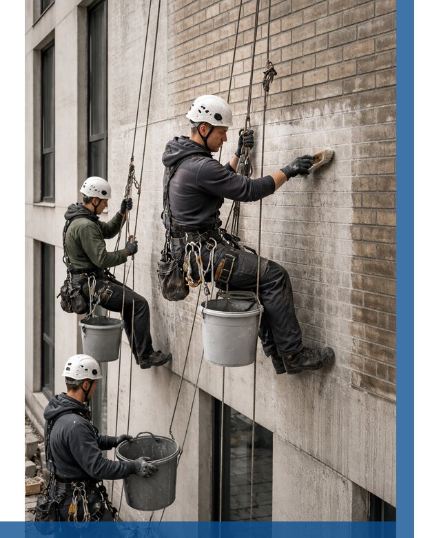 Удаление высолов с фасада в Арзамасе от 272 р. | ВЫСОТНИК-Рзм