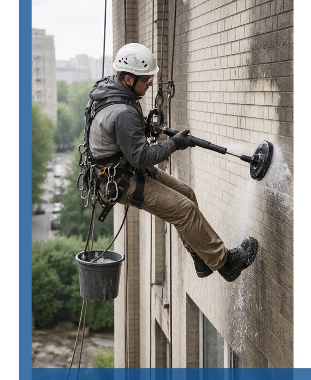 Очистка фасада от копоти в Арзамасе профессионально и безопасно