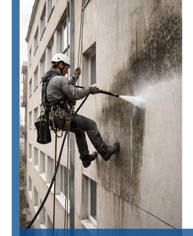 Профессиональная очистка фасадов от плесени в Арзамасе