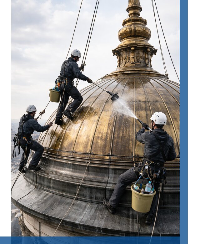 Мойка куполов и шпилей в Арзамасе от 8689 р. - заказать | ВЫСОТНИК-Рзм