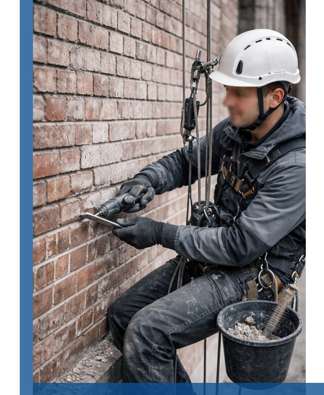 Расшивка кирпичных швов фасадов и стен, ремонт в Арзамасе