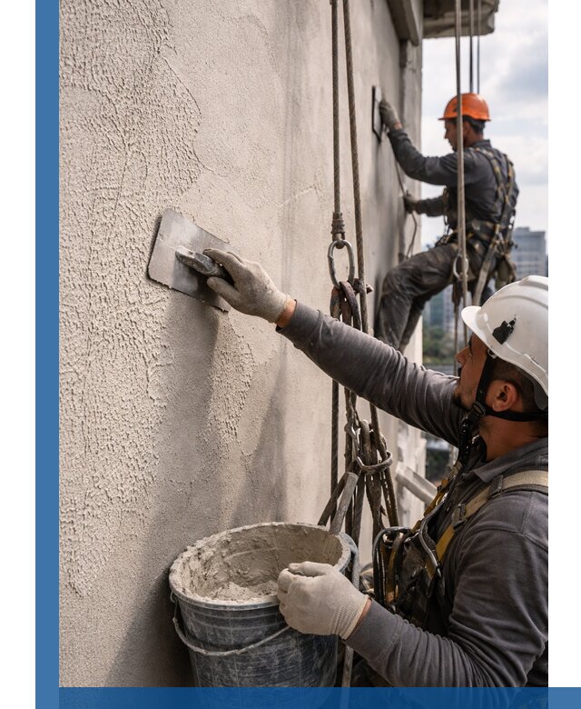 Декоративная штукатурка фасада с утеплением и защитой в Арзамасе