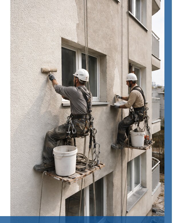 Нанесение короеда на фасад в Арзамасе от 489 р. | ВЫСОТНИК-Рзм