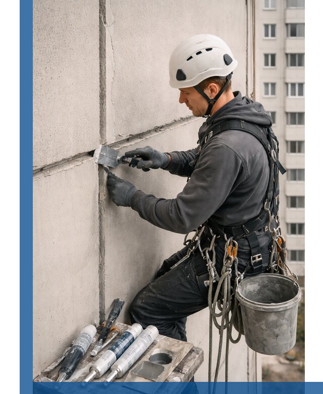 Ремонт межпанельных швов в Арзамасе герметизация и восстановление