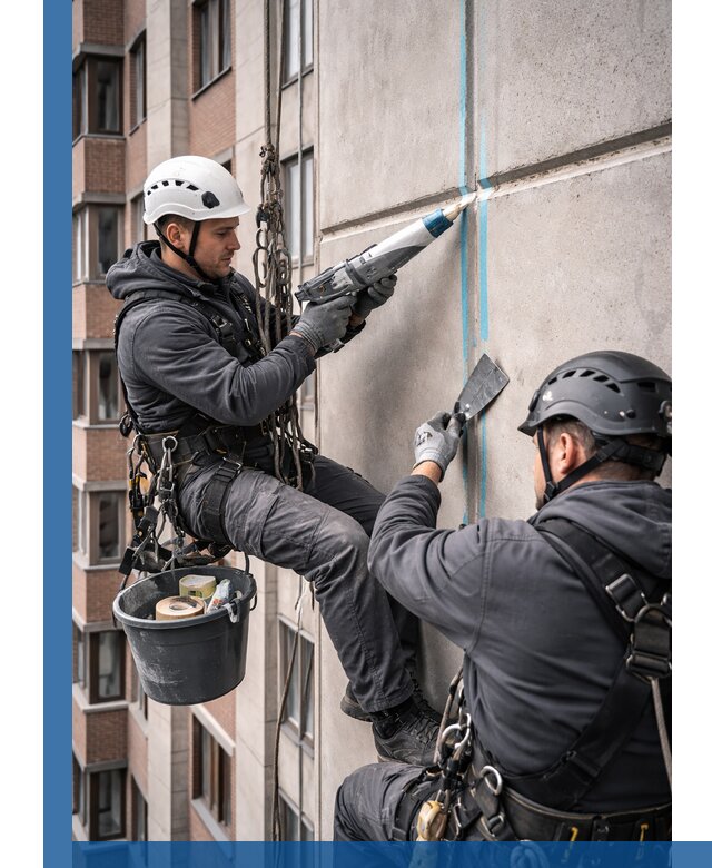 Вторичная герметизация швов фасада и кровли в Арзамасе