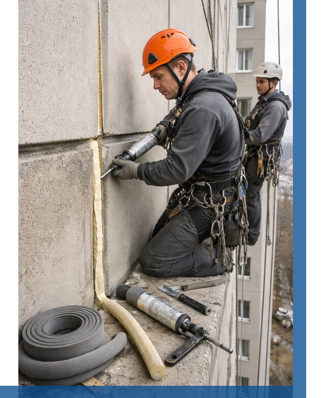 Теплый шов межпанельные швы в Арзамасе от 760 р. | ВЫСОТНИК-Рзм