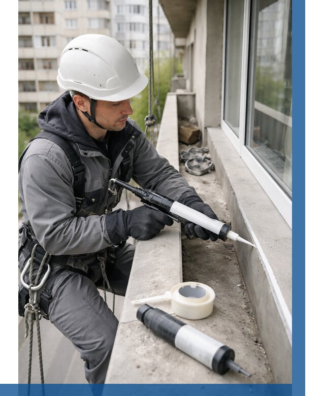 Герметизация швов лоджии в Арзамасе от 4887 р. | ВЫСОТНИК-Рзм