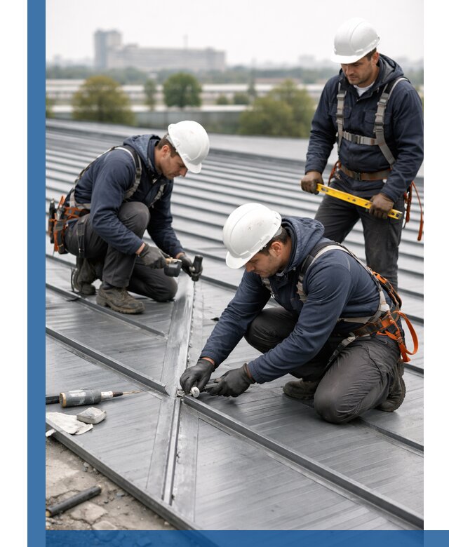 Ремонт фальцевой кровли в Арзамасе срочно и качественно