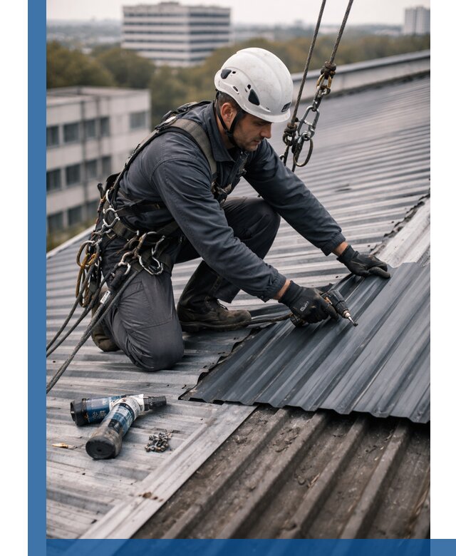 Ремонт профнастила на кровле в Арзамасе, работы под ключ