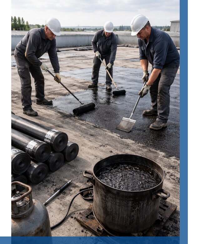 Гидроизоляция кровли мастикой в Арзамасе от 652 р. | ВЫСОТНИК-Рзм