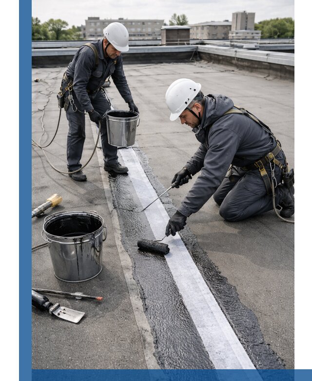 Гидроизоляция кровли мастикой в Арзамасе надежная защита