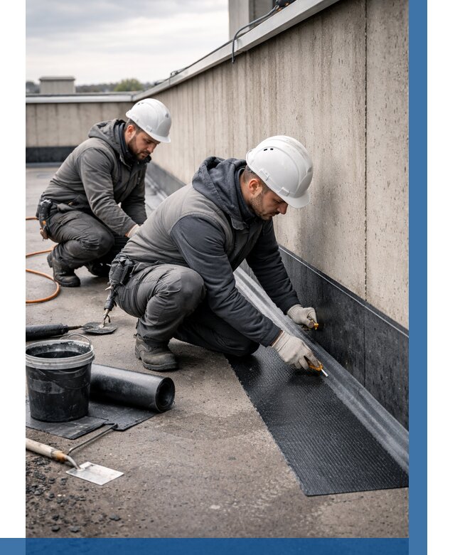 Гидроизоляция примыканий на кровле в Арзамасе от 977 р. | ВЫСОТНИК-Рзм