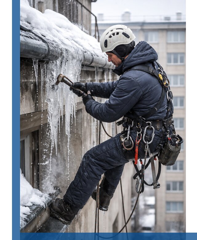 Удаление наледи и чистка водостоков в Арзамасе оперативно и безопасно