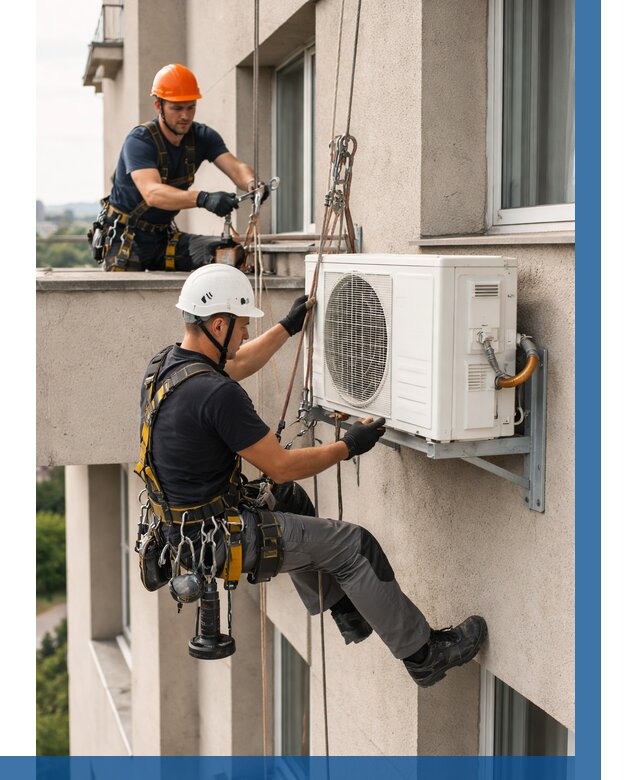 Монтаж внешнего блока кондиционера в Арзамасе от 7060 р. | ВЫСОТНИК-Рзм