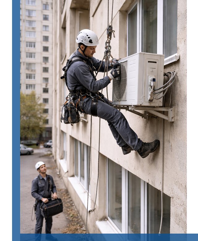 Демонтаж внешнего блока кондиционера в Арзамасе профессионально