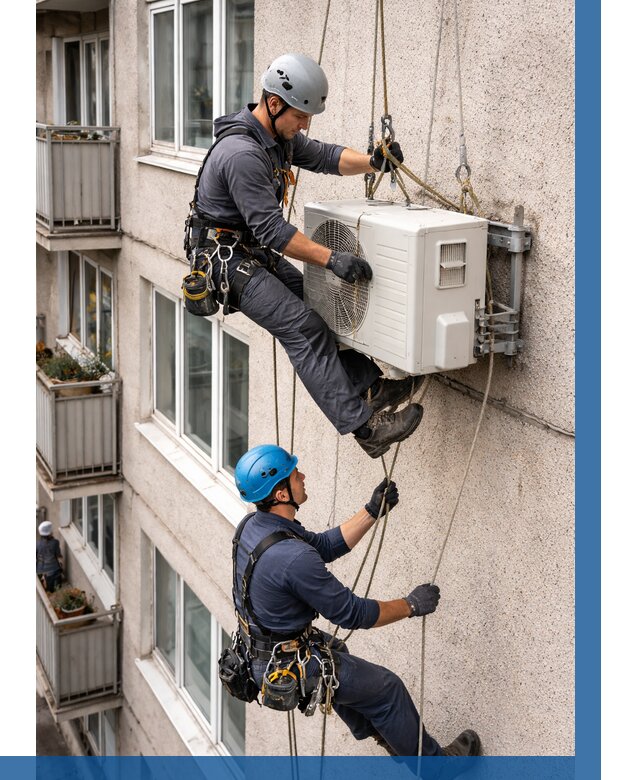 Перенос внешнего блока кондиционера в Арзамасе от 9775 р.| ВЫСОТНИК-Рзм