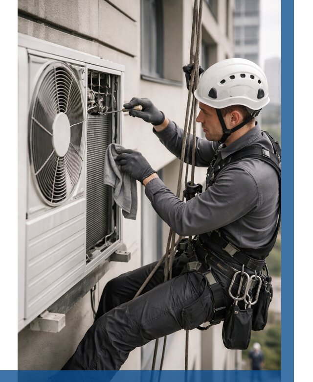 Обслуживание внешнего блока кондиционера в Арзамасе от 2932 р.ВЫСОТНИК-Рзм