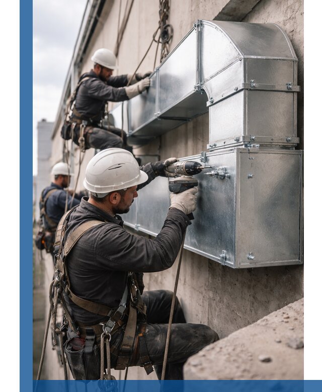 Профессиональный монтаж вентиляционных коробов в Арзамасе под ключ