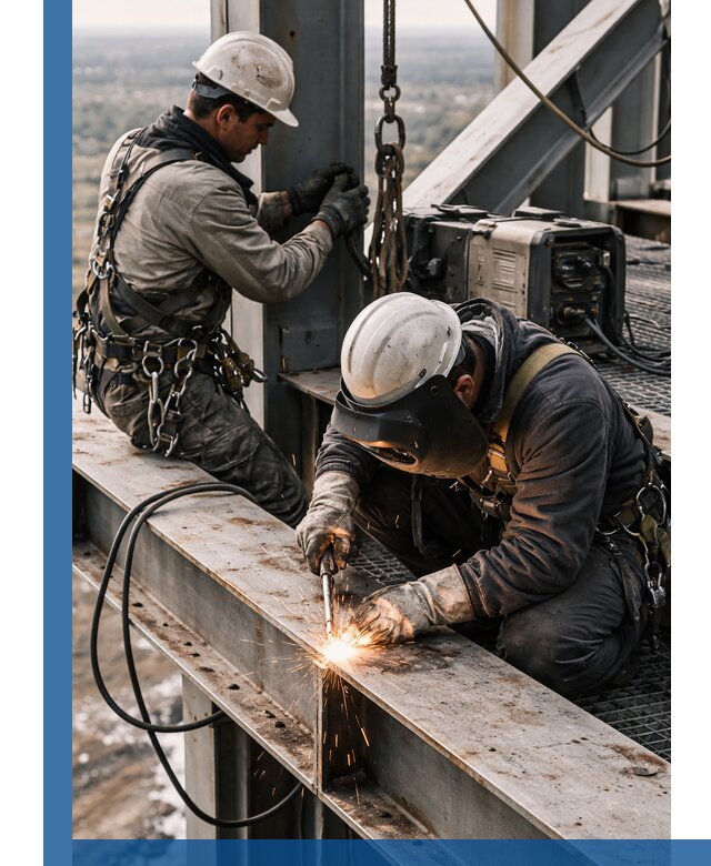 Высотные сварочные работы в Арзамасе для промышленных объектов