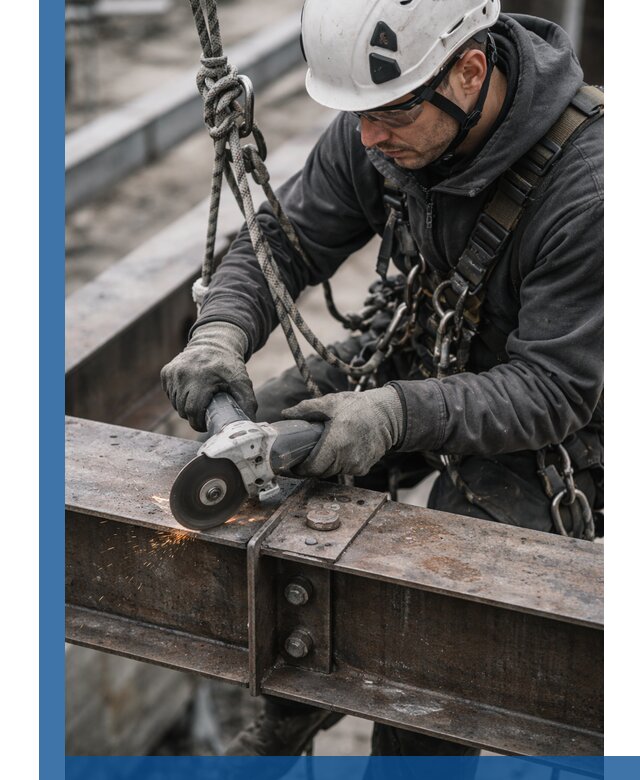 Резка металла на высоте в Арзамасе для зданий и конструкций