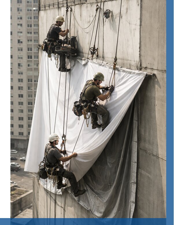 Замена баннерного полотна в Арзамасе от 7060 р. | ВЫСОТНИК-Рзм—заказать