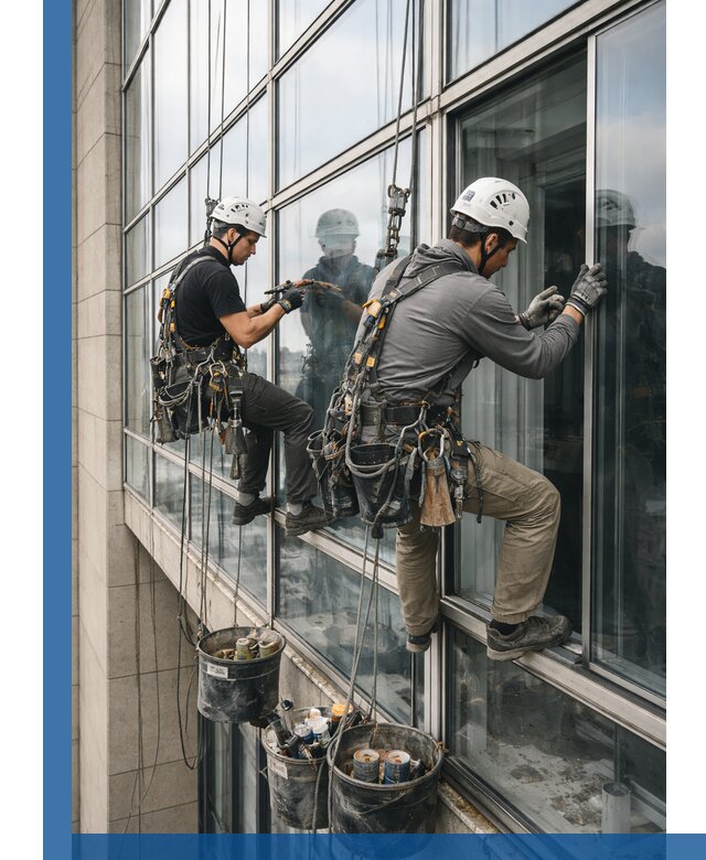 Ремонт витражных конструкций и фасадного остекления в Арзамасе