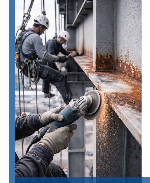 Зачистка металла от ржавчины и подготовка поверхностей в Арзамасе