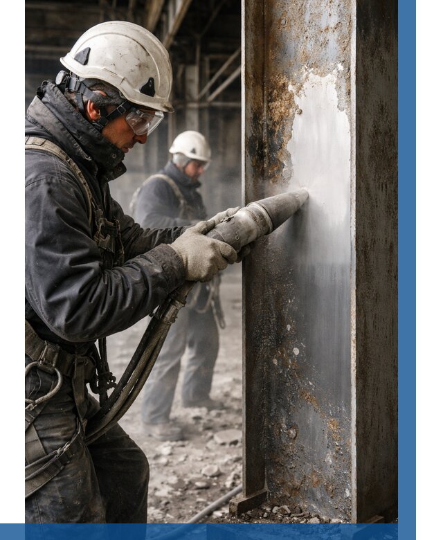 Удаление старой краски с металла в Арзамасе от 489 р. | ВЫСОТНИК-Рзм