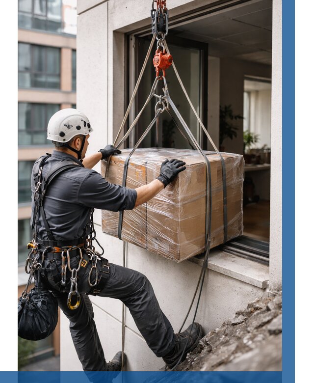 Подъем груза через окно в Арзамасе от 4887 р. | ВЫСОТНИК-Рзм