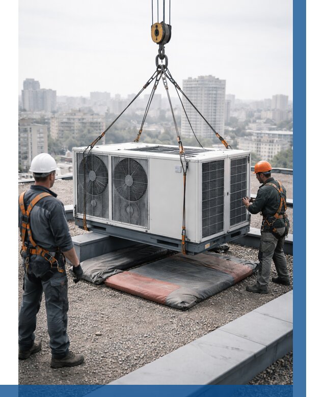 Подъем груза на крышу в Арзамасе от 5431 р. | ВЫСОТНИК-Рзм заказать