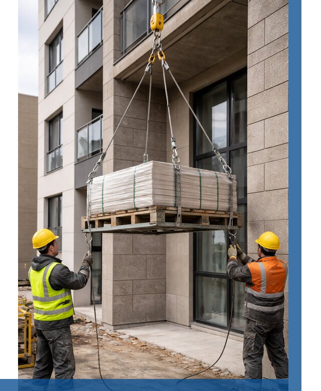 Подъем керамогранита на этаж в Арзамасе от 3801 р. | ВЫСОТНИК-Рзм