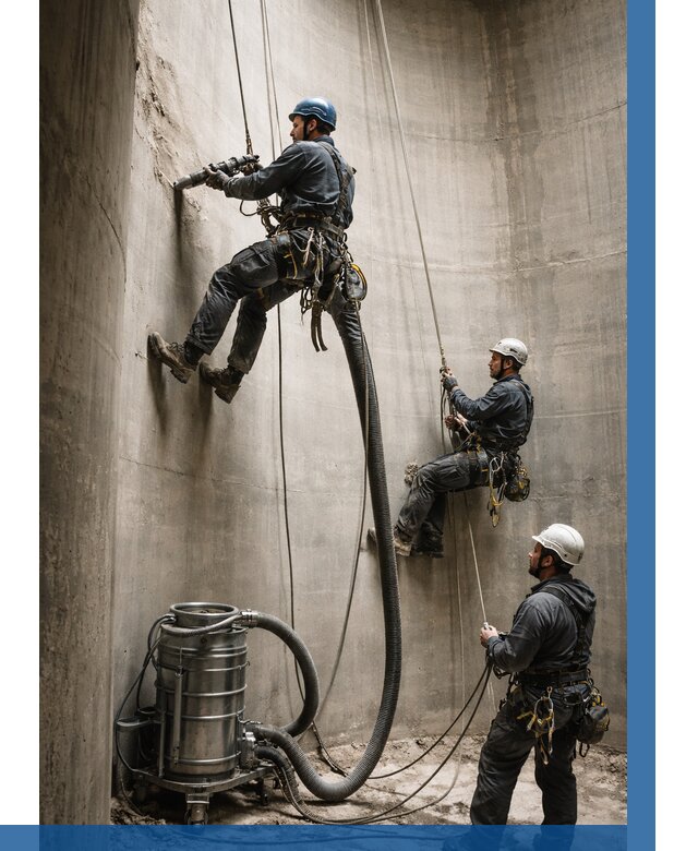 Зачистка силосов в Арзамасе от 4887 р. Договор и смета ВЫСОТНИК-Рзм