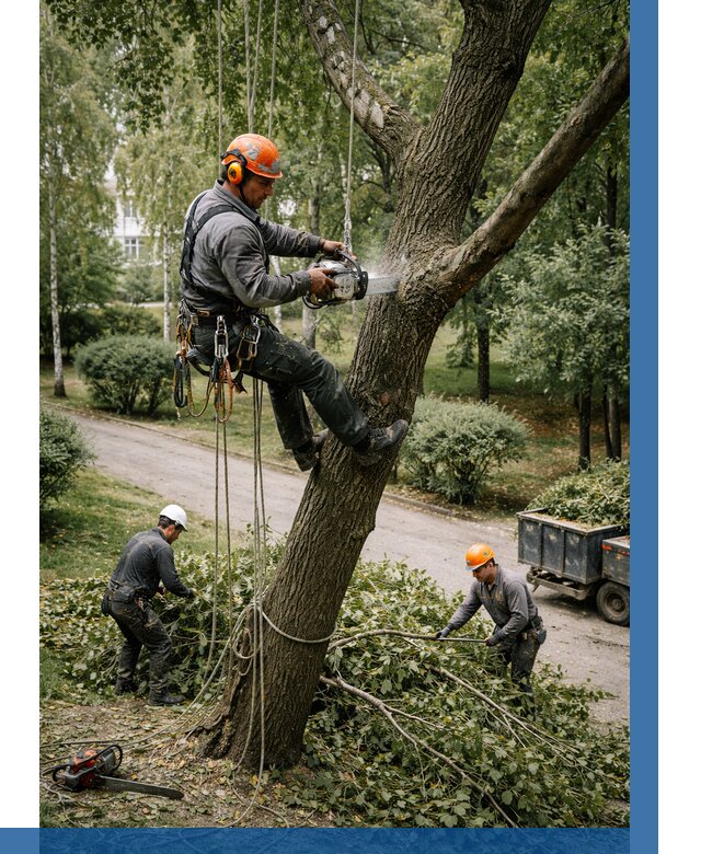 Кронирование деревьев в Арзамасе от 7060 р. | ВЫСОТНИК-Рзм