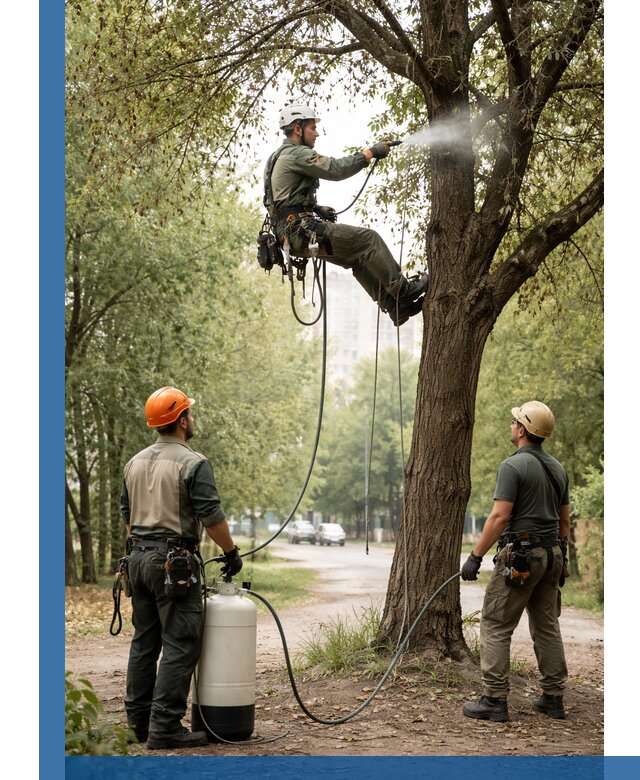 Обработка деревьев от вредителей в Арзамасе профессиональная защита