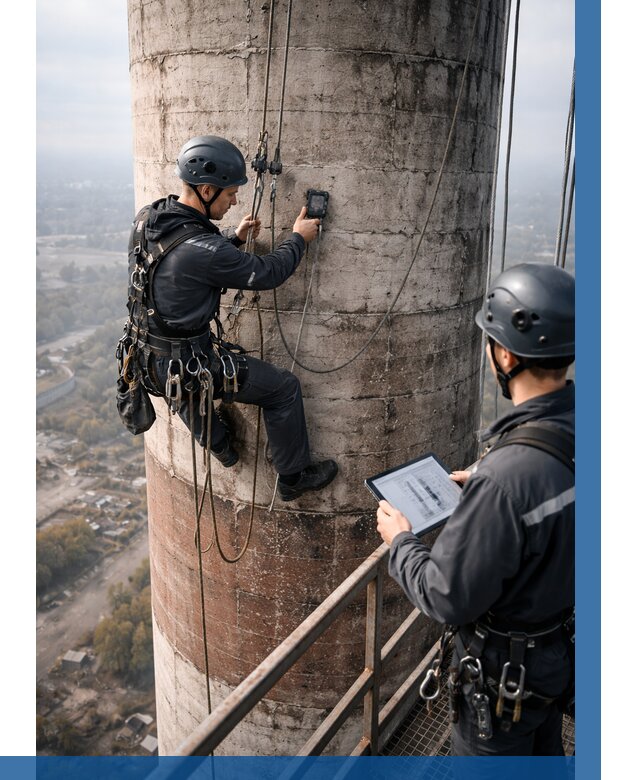 Обследование дымовой трубы в Арзамасе от 8689 р. | ВЫСОТНИК-Рзм